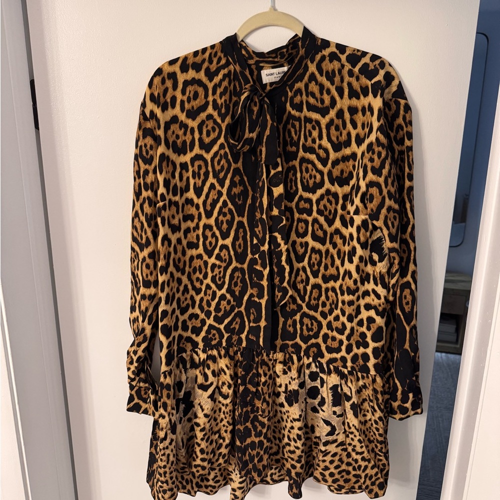 Saint Laurent Animal Print dress - Picture 2 of 6